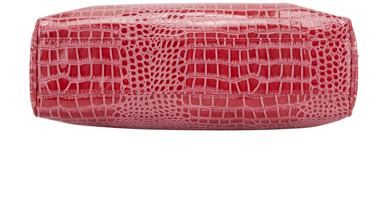 Chancery Delia Tote, &pound;120, Handbags, Pink, Croc Embossed, Top view
